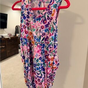 Little Sleepies Playful Floral bubble romper